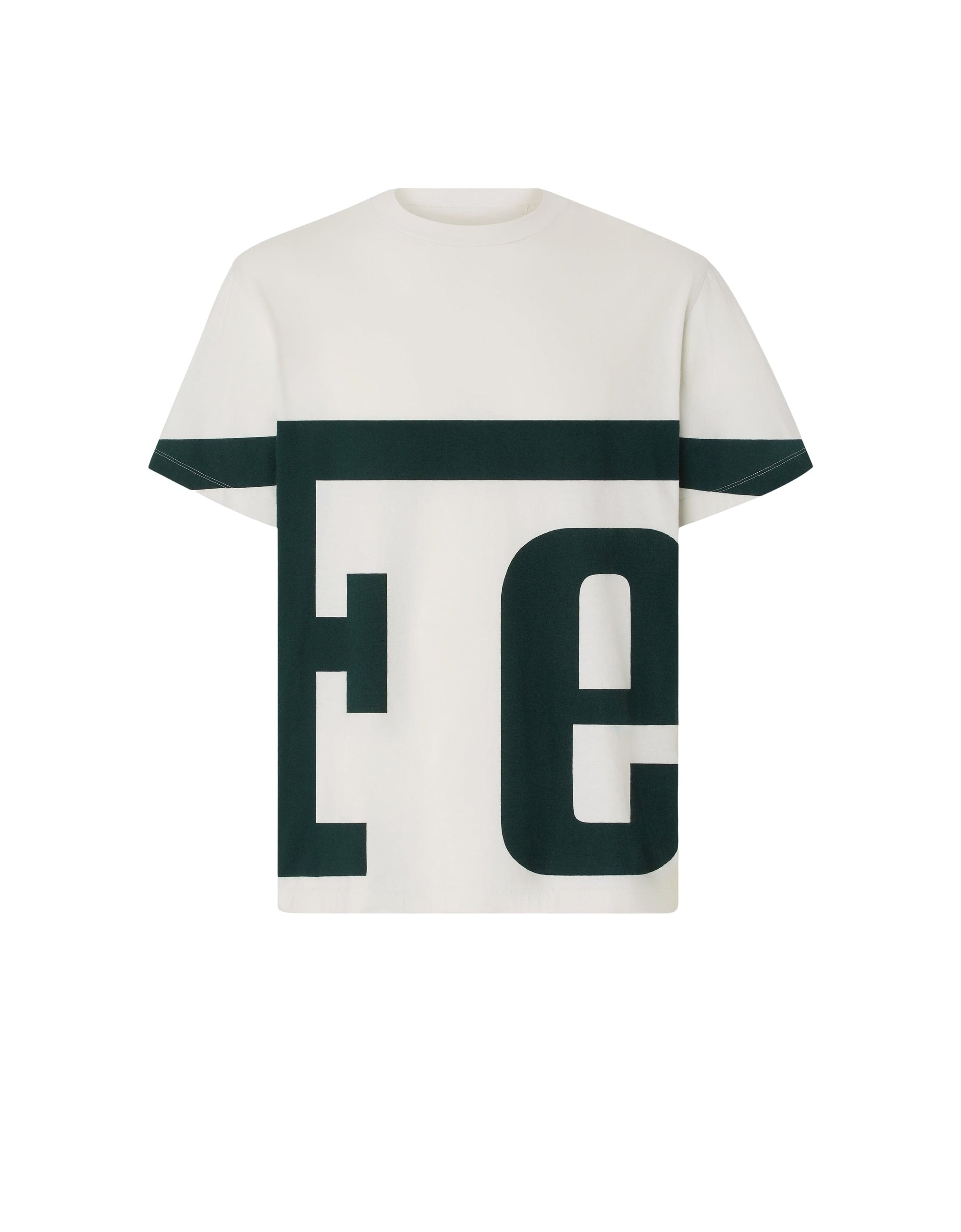 T-shirt unisexe avec logo Ferrari - Avorio