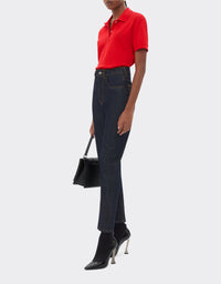 Polo with Prancing Horse - Rosso Corsa