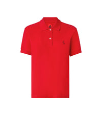 Polo with Prancing Horse - Rosso Corsa