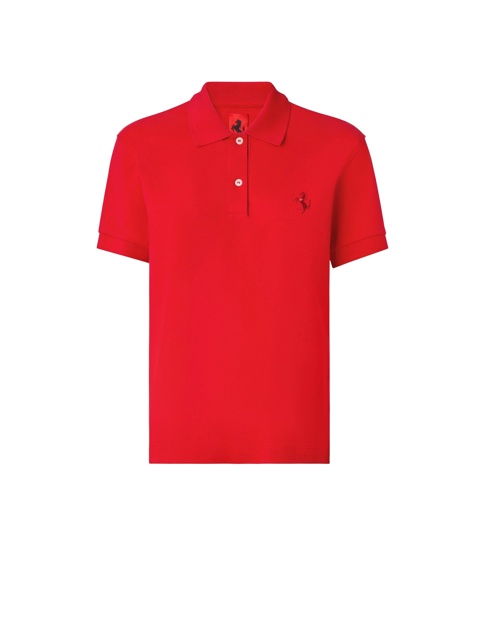 Polo with Prancing Horse - Rosso Corsa