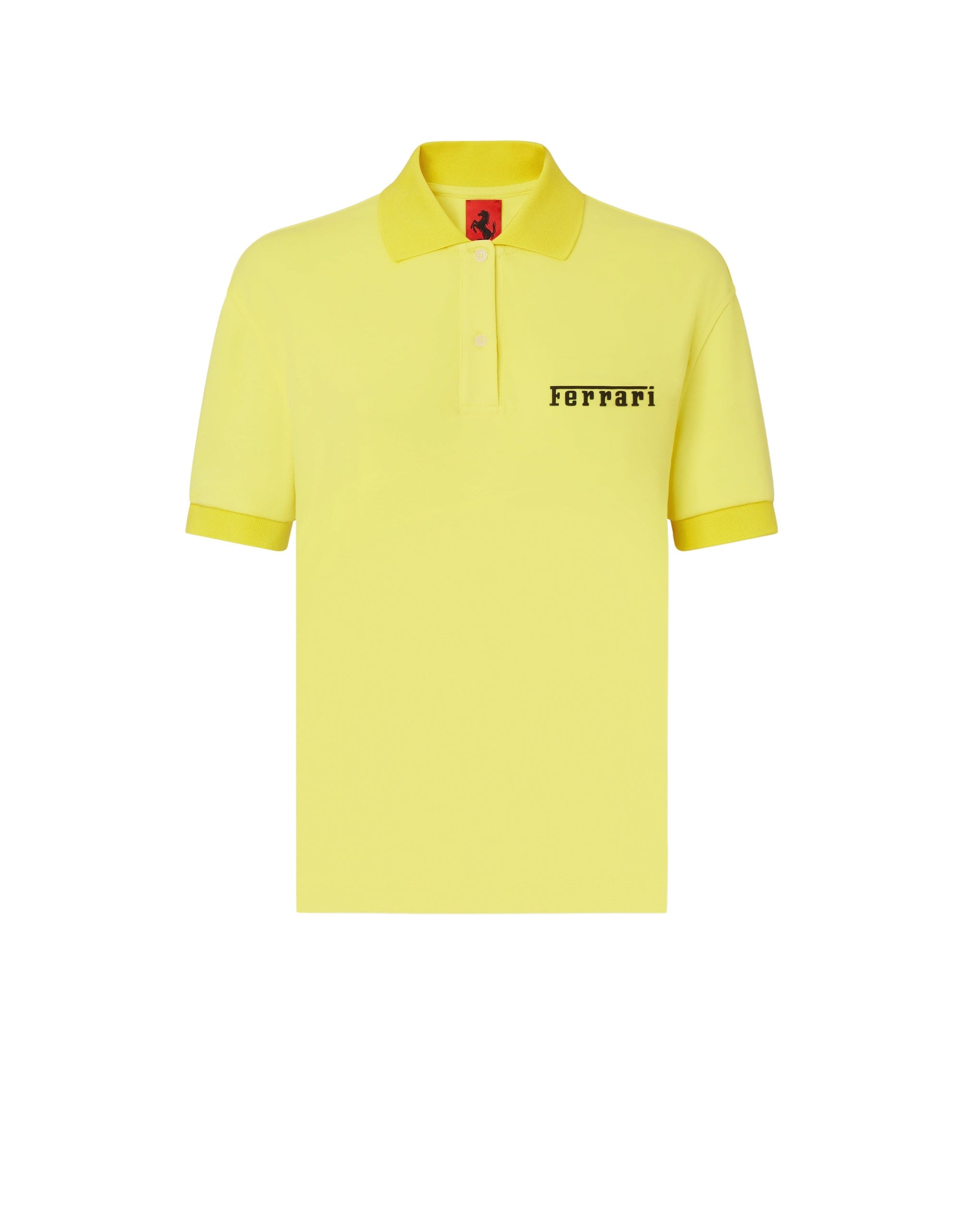 Polo shirt with Ferrari logo - Giallo Modena