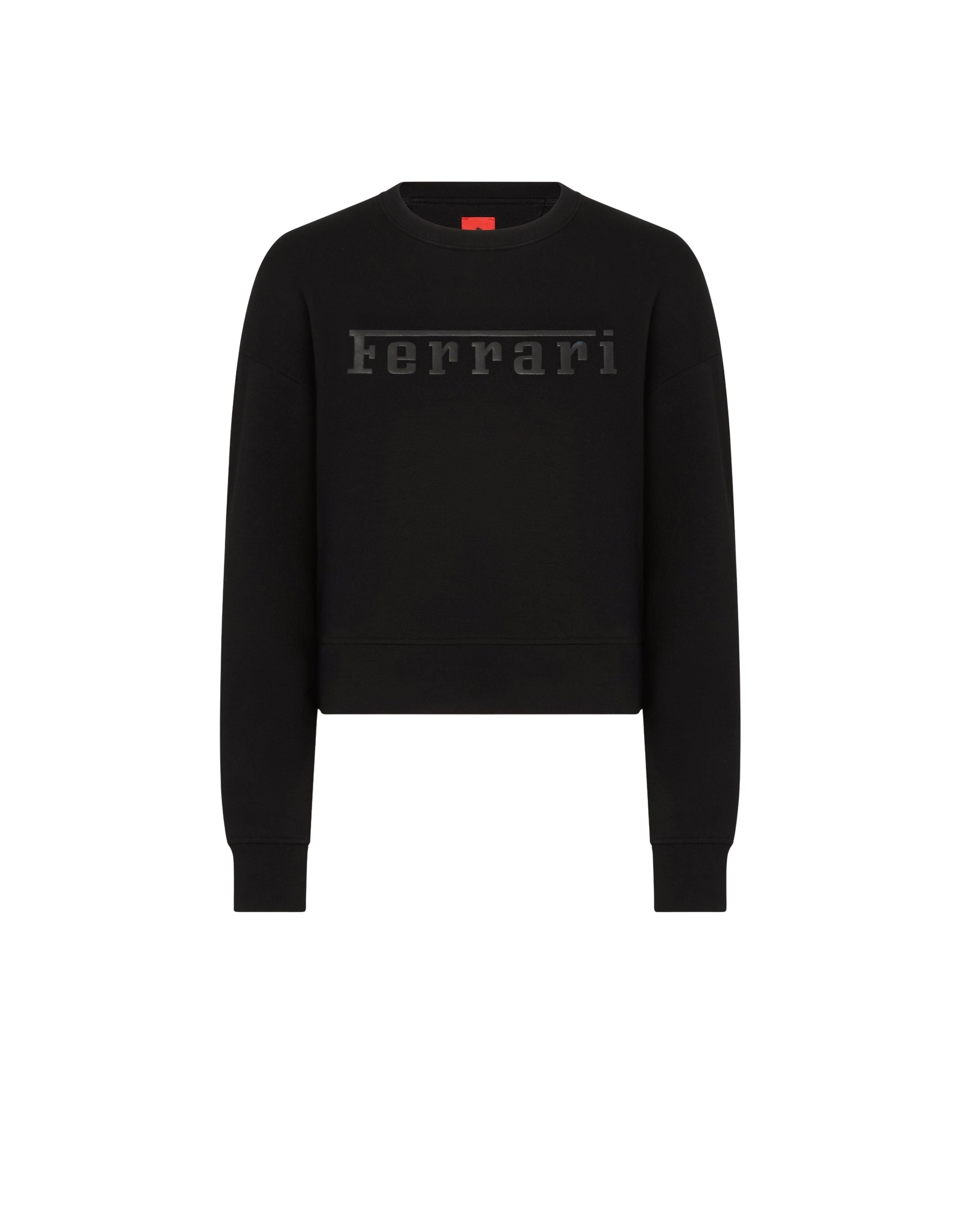 Sweat-shirt avec logo Ferrari - Nero