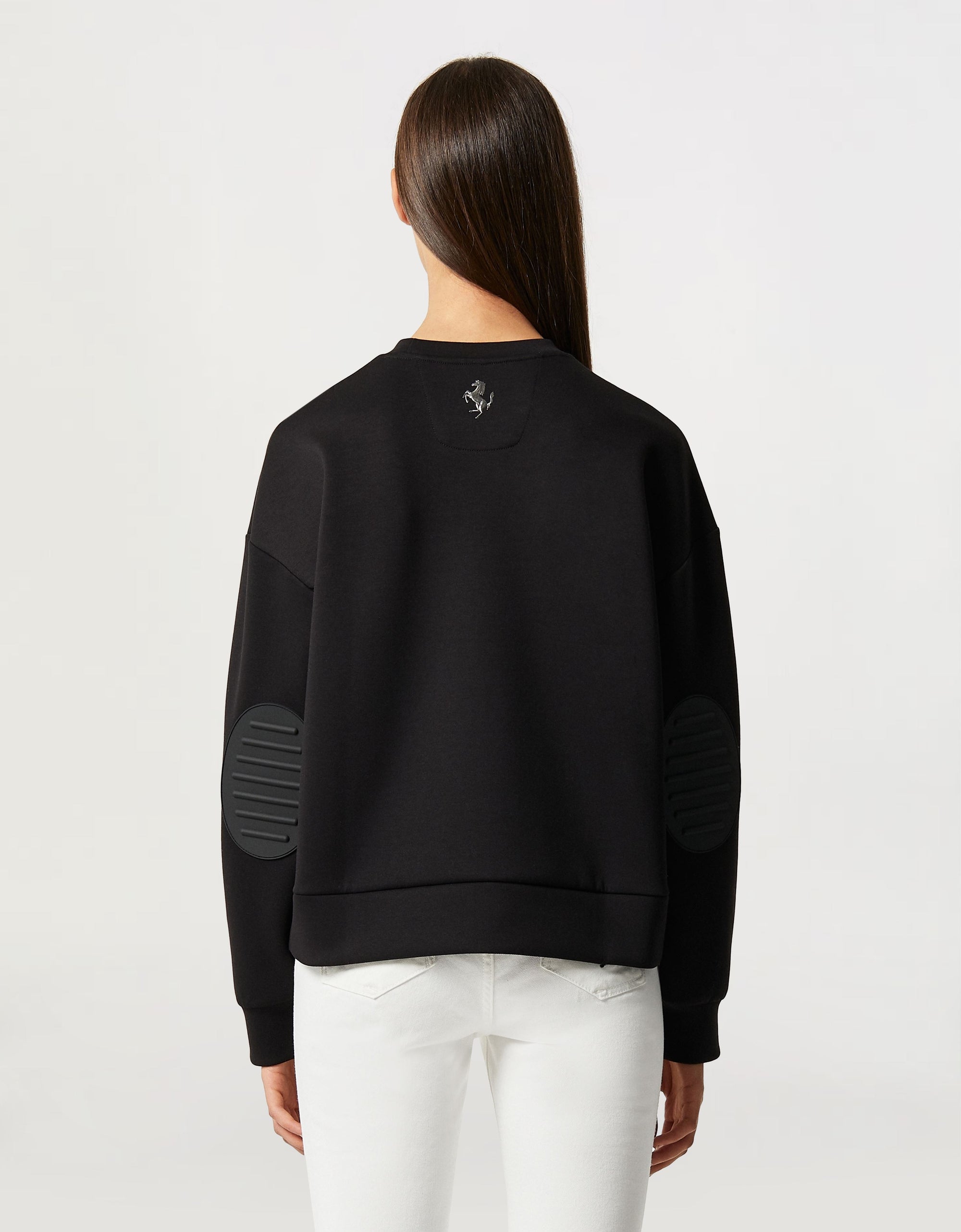 Sweat-shirt avec logo Ferrari - Nero