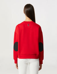 Sweatshirt with Ferrari logo - Rosso Corsa
