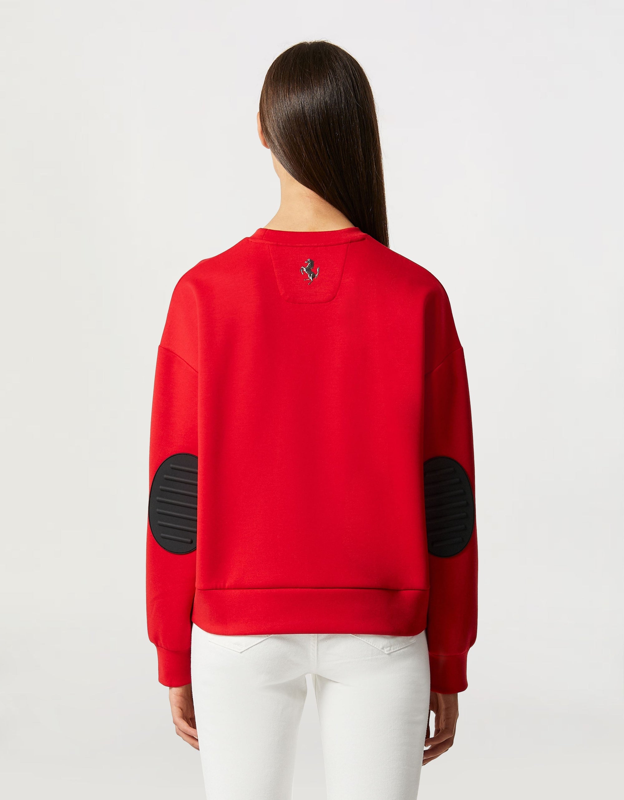 Sweatshirt with Ferrari logo - Rosso Corsa