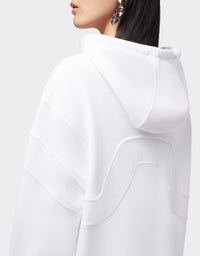Robe sweat avec logo Ferrari - Bianco