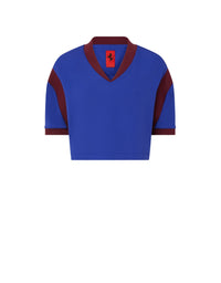T-shirt court col V - Carta Da Zucchero