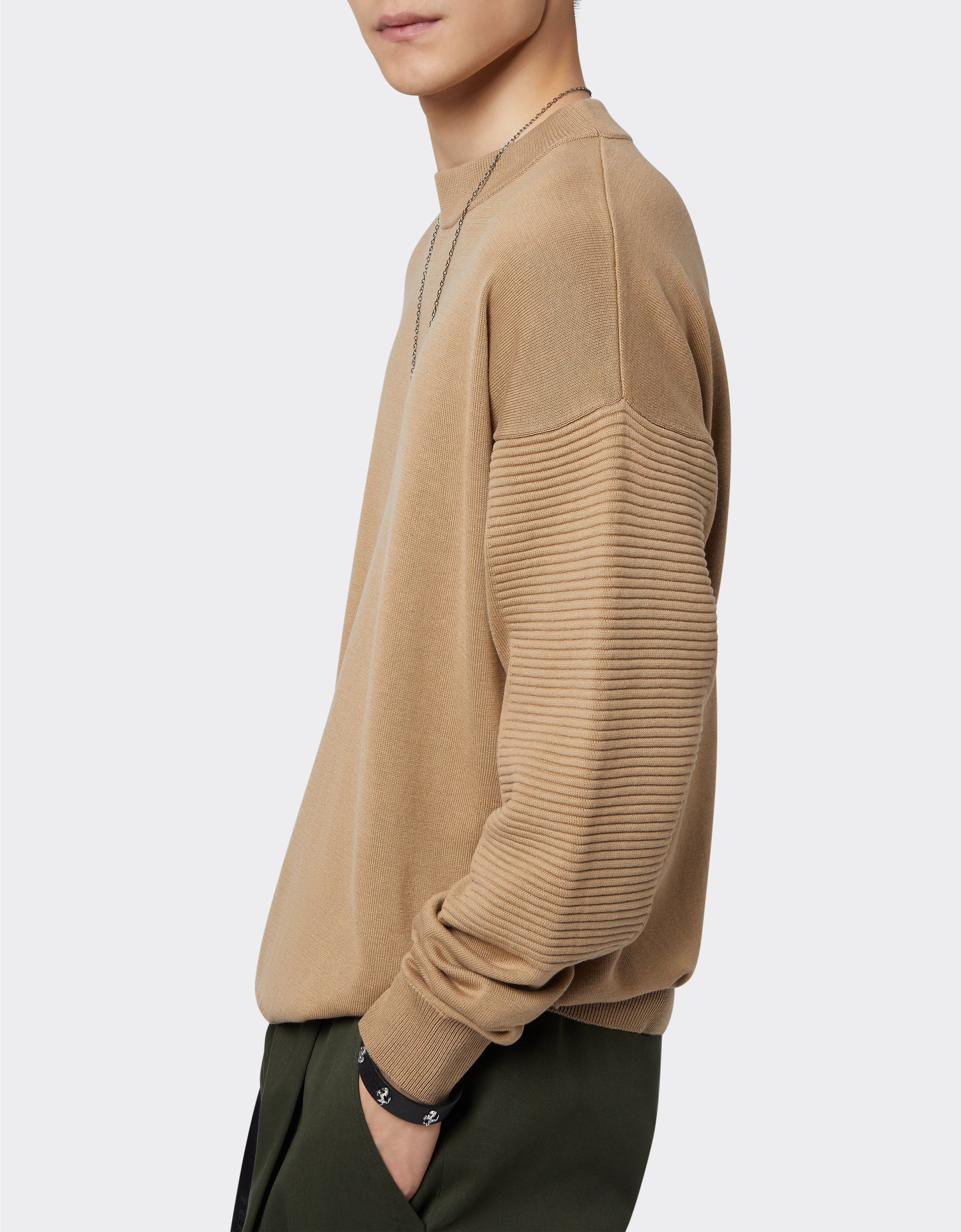 Pull en soie mélangée - Gold