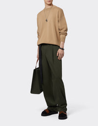 Pull en soie mélangée - Gold