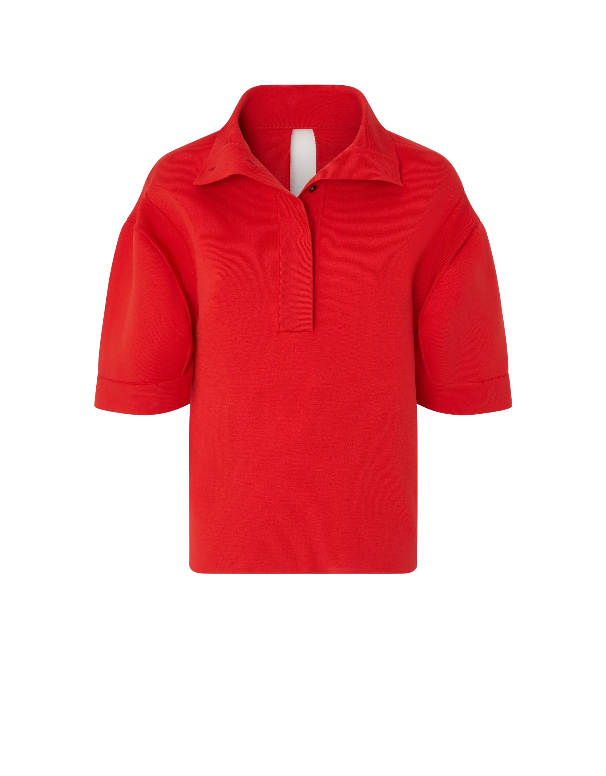 Polo manches ballon avec bande au dos - Rosso Dino