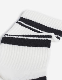 Café Kitsuné Sporty Socks - Tapioca/Black