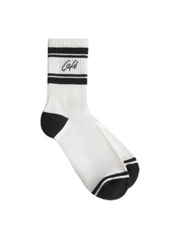 Chaussettes de sport Café Kitsuné - Tapioca & Black