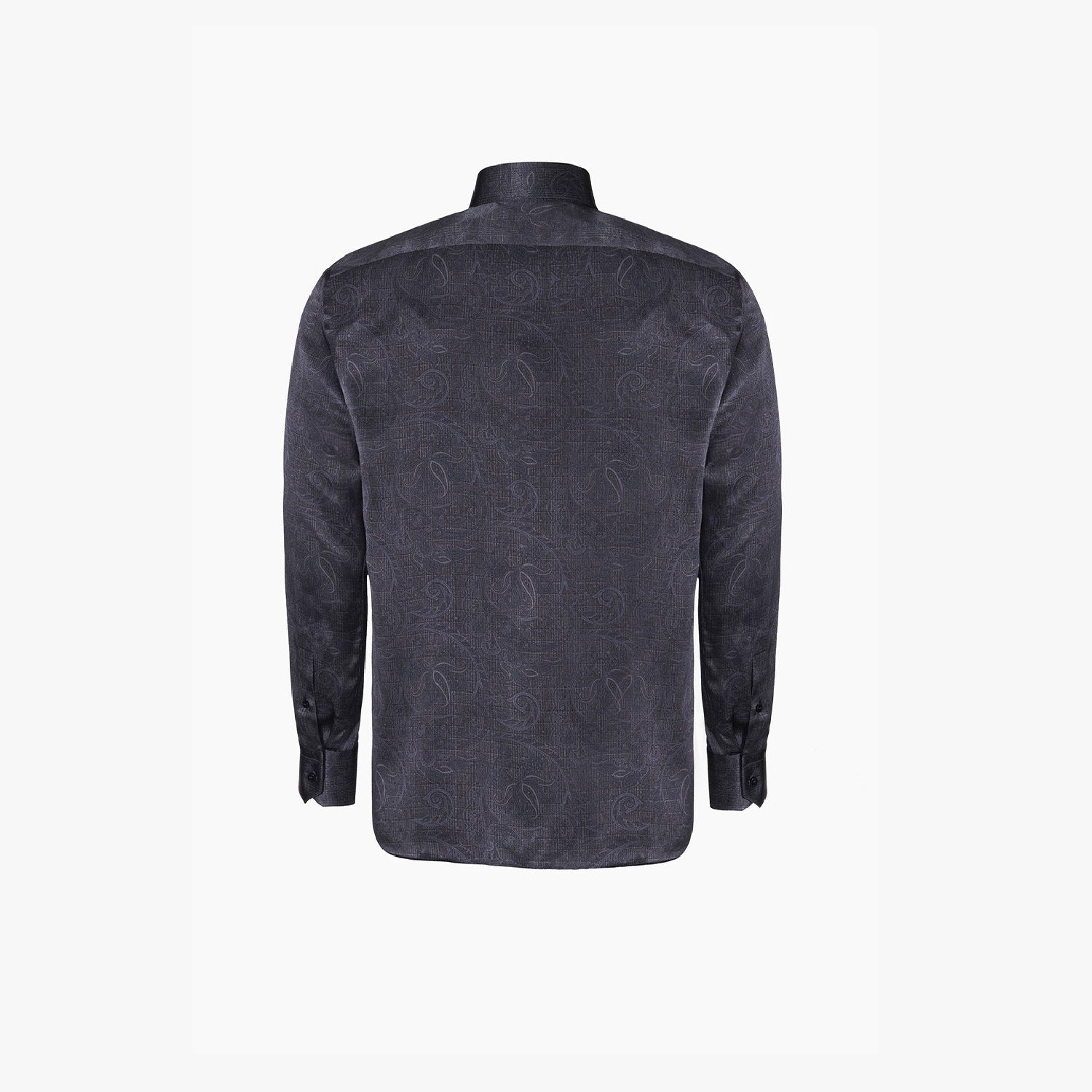 Silk paisley shirt - Black