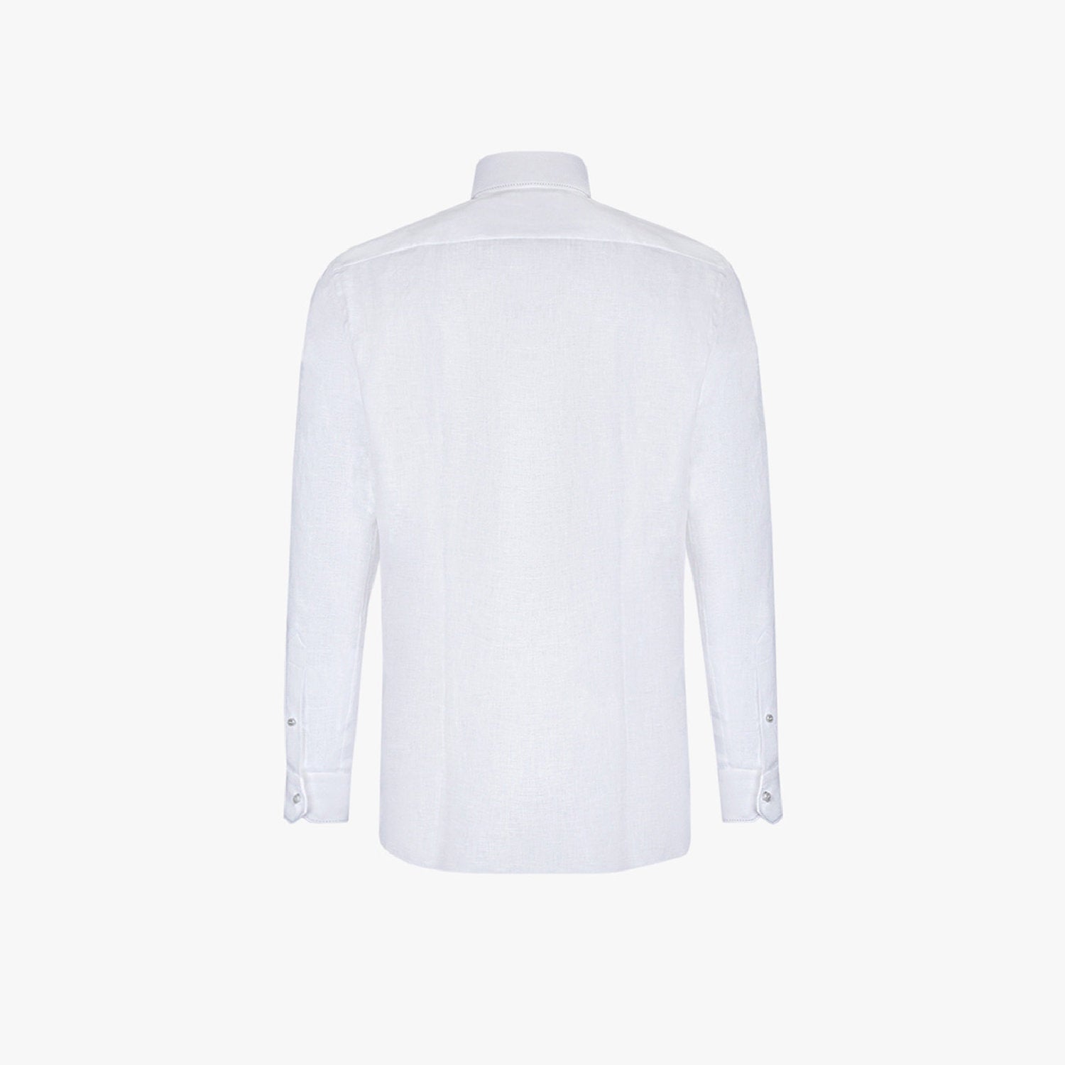 Chemise tissée en lin - Blanc