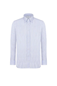 Chemise à motif rayé - Bleu & Blanc