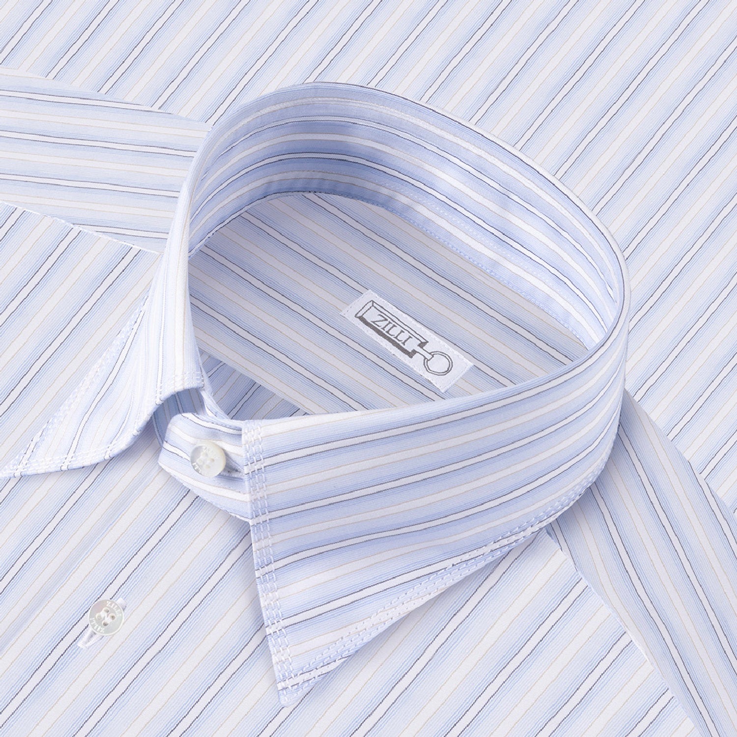 Chemise à motif rayé - Bleu & Blanc