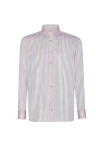Chemise à rayures - Rose & Blanc