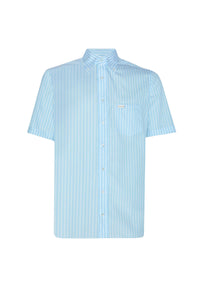 Chemise à rayures verticales - Bleu & Blanc