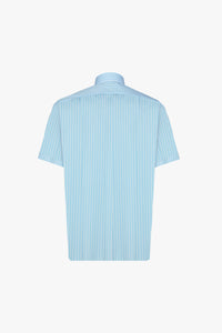 Chemise à rayures verticales - Bleu & Blanc