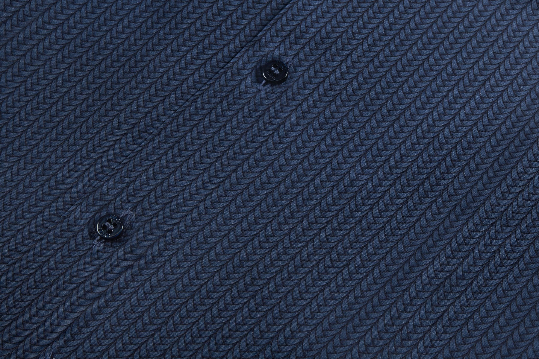 Chemise à motif tressé en soie - Bleu