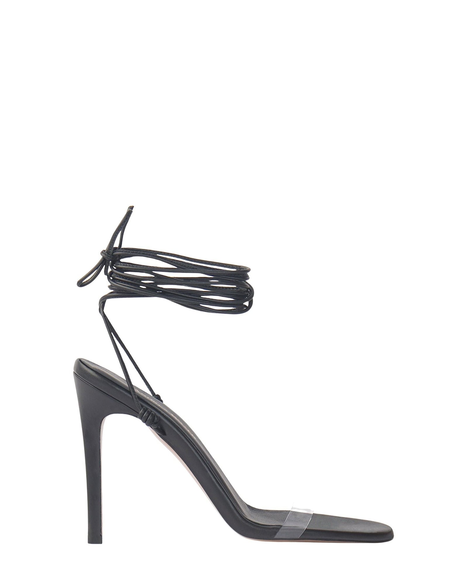 Sandales Clara 105 en cuir - Black Pvc