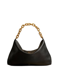 Black The Clara Bag In Black Leather - Black