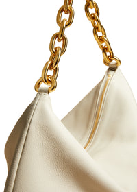 Off White The Clara Bag In Off-White Leather - Off White