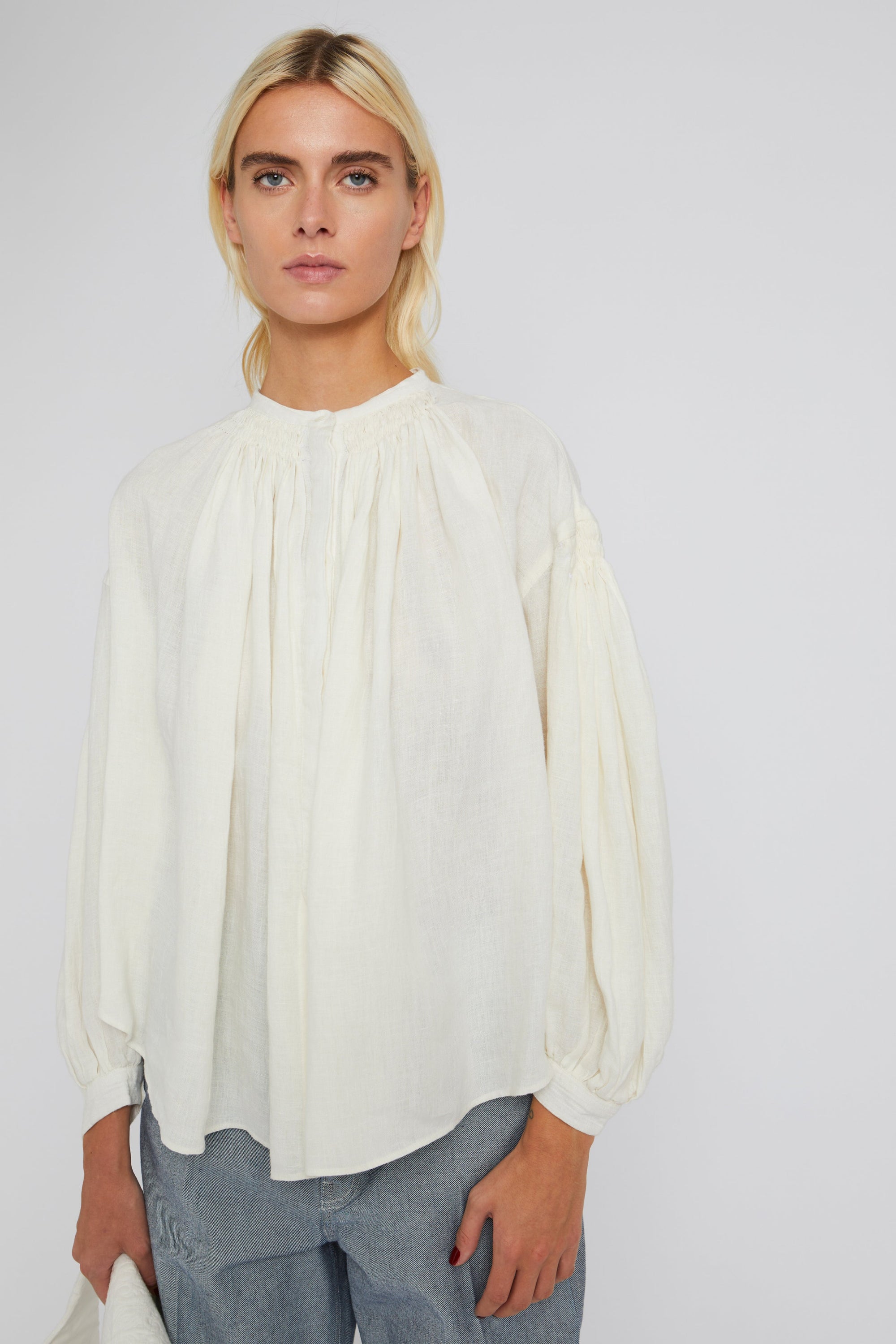 ZNOSTOCK_WHITE SHIRT CLARE - White