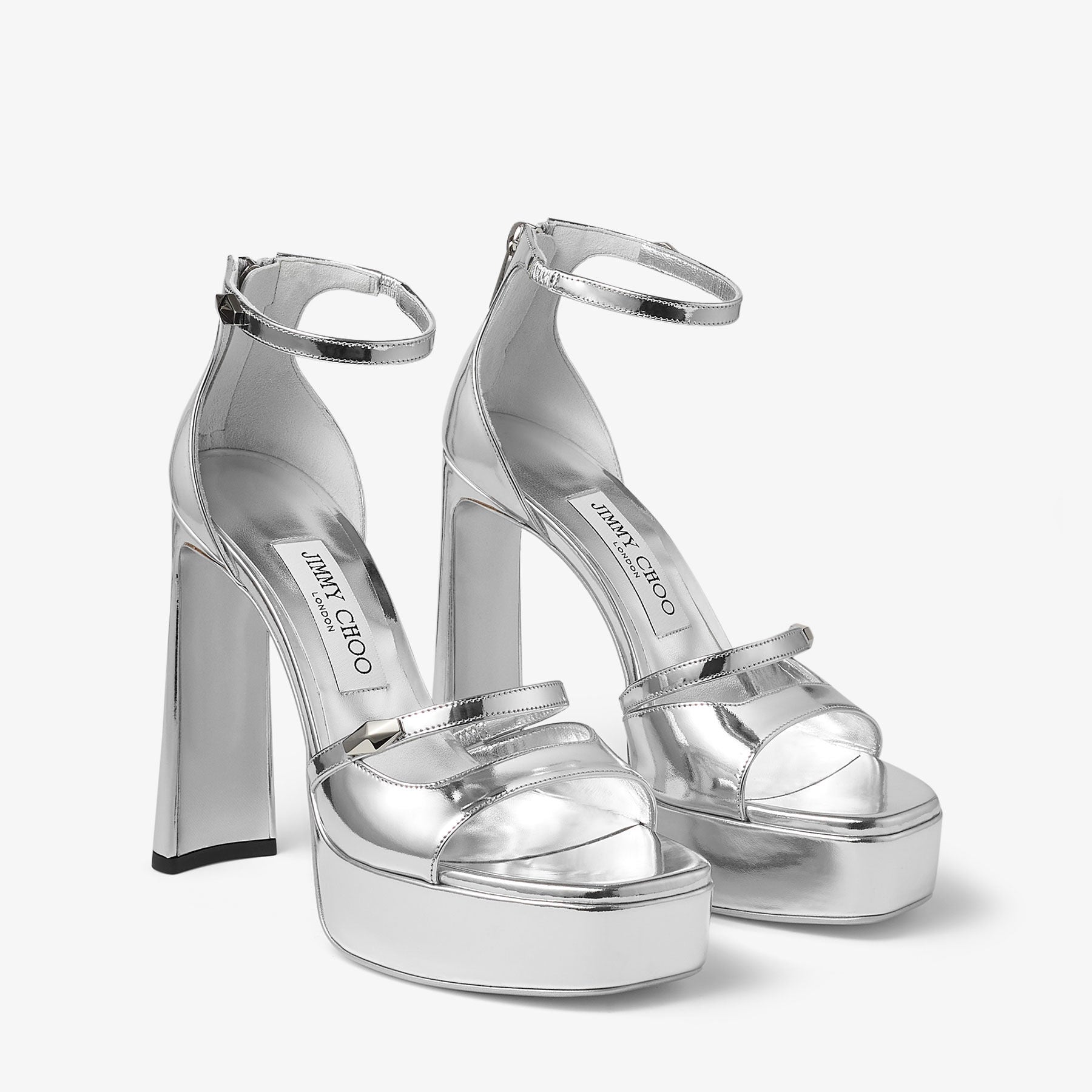 ZNO STOCK 0 / Reco 200 SILVER Sandal CLARESSA/PF 125