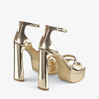 ZNO STOCK 0 / Reco 200 GOLD Sandal CLARESSA/PF 125