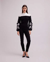 Black/White / Pullover Clarinette