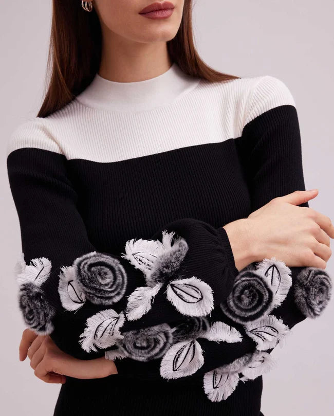 Black/White / Pullover Clarinette