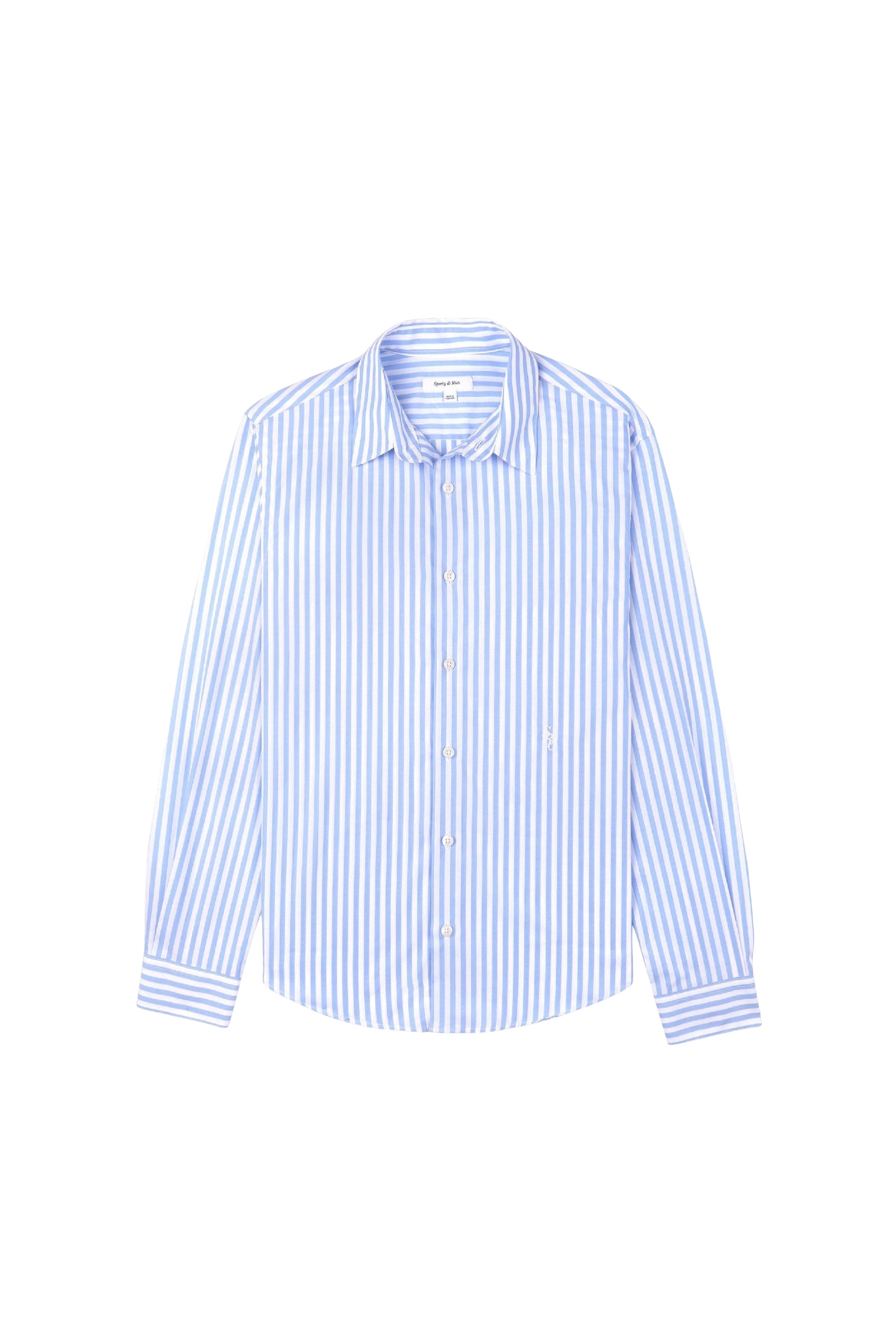 Chemise SRC à rayures - White & Blue Stripe