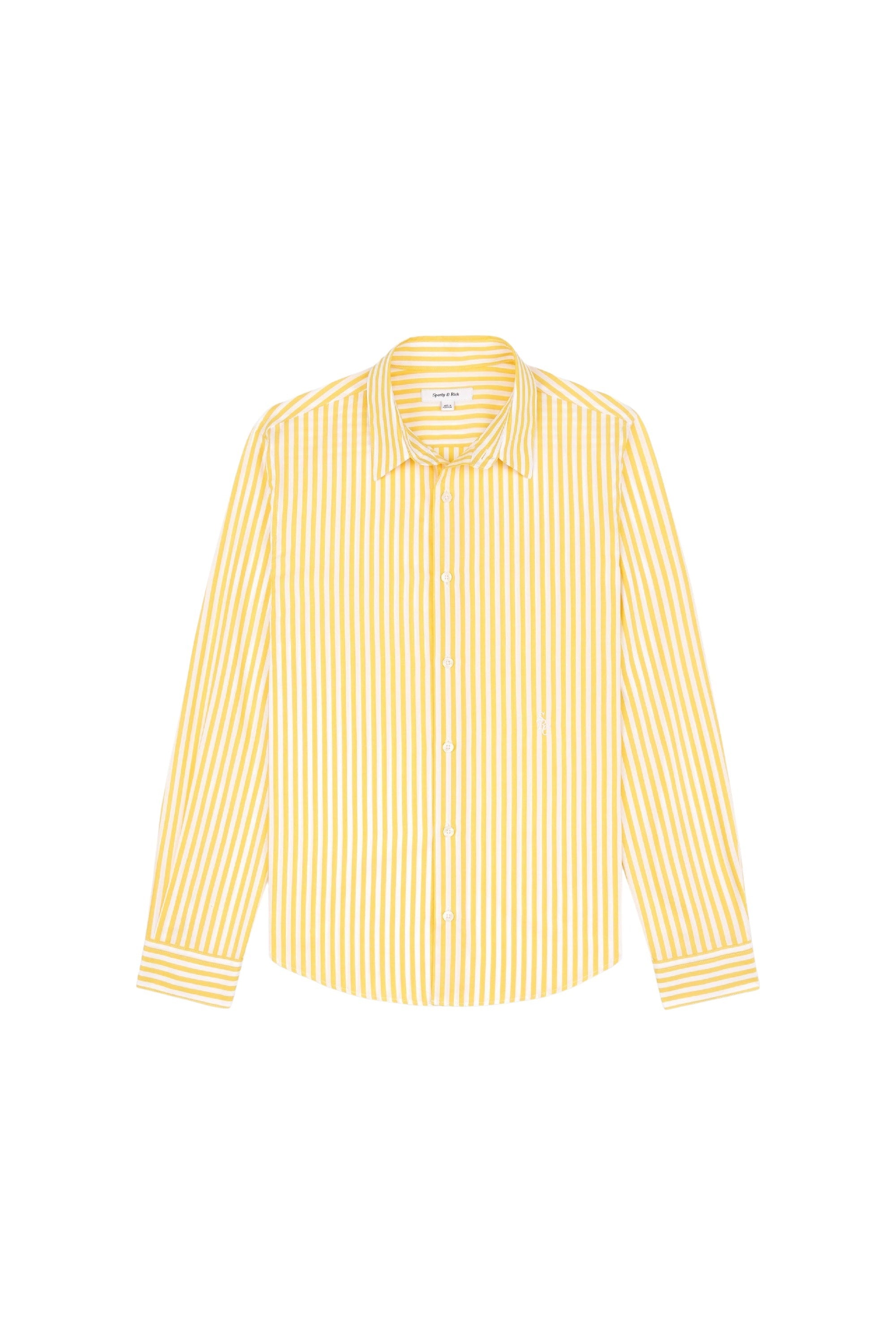 Chemise SRC à rayures - White Yellow Stripe