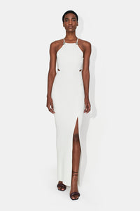 Claudia Laced Dress - Pearl