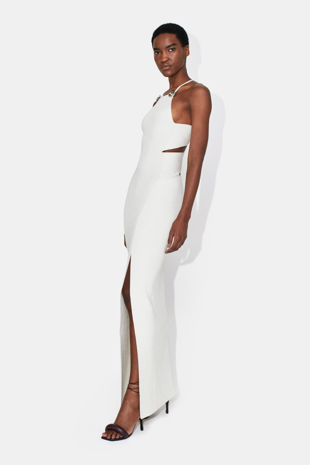 Claudia Laced Dress - Pearl