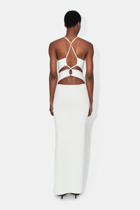 Claudia Laced Dress - Pearl