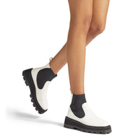 Bottines Clayton en cuir - Latte