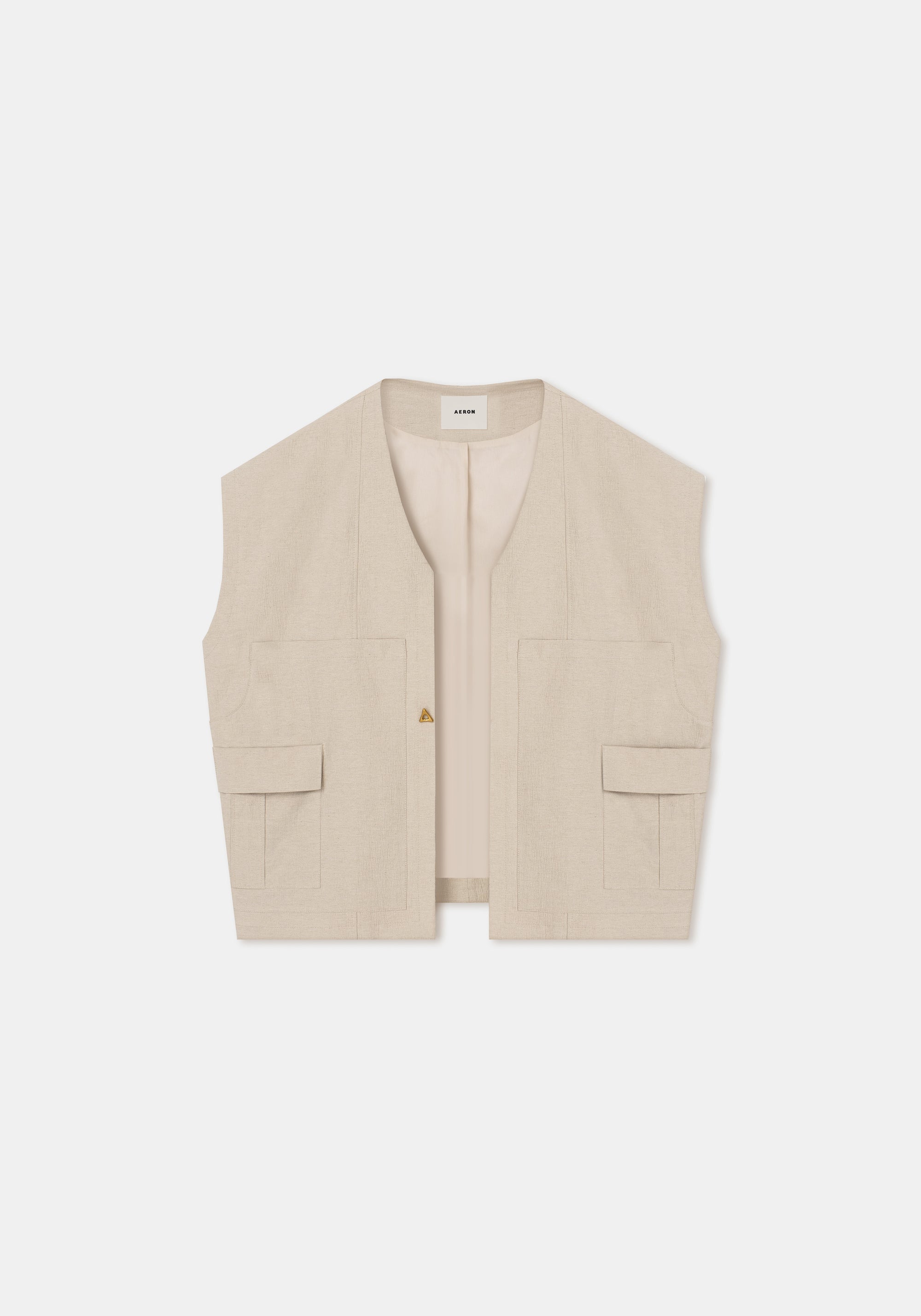 Veste Clearwater oversize en lin - Limestone