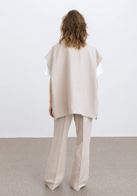 Veste Clearwater oversize en lin - Limestone