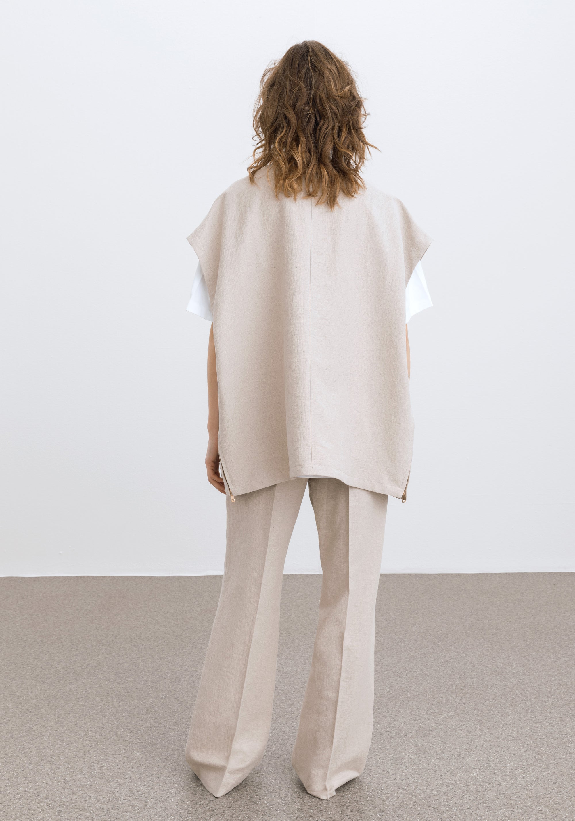 Veste Clearwater oversize en lin - Limestone