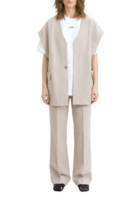 Veste Clearwater oversize en lin - Limestone