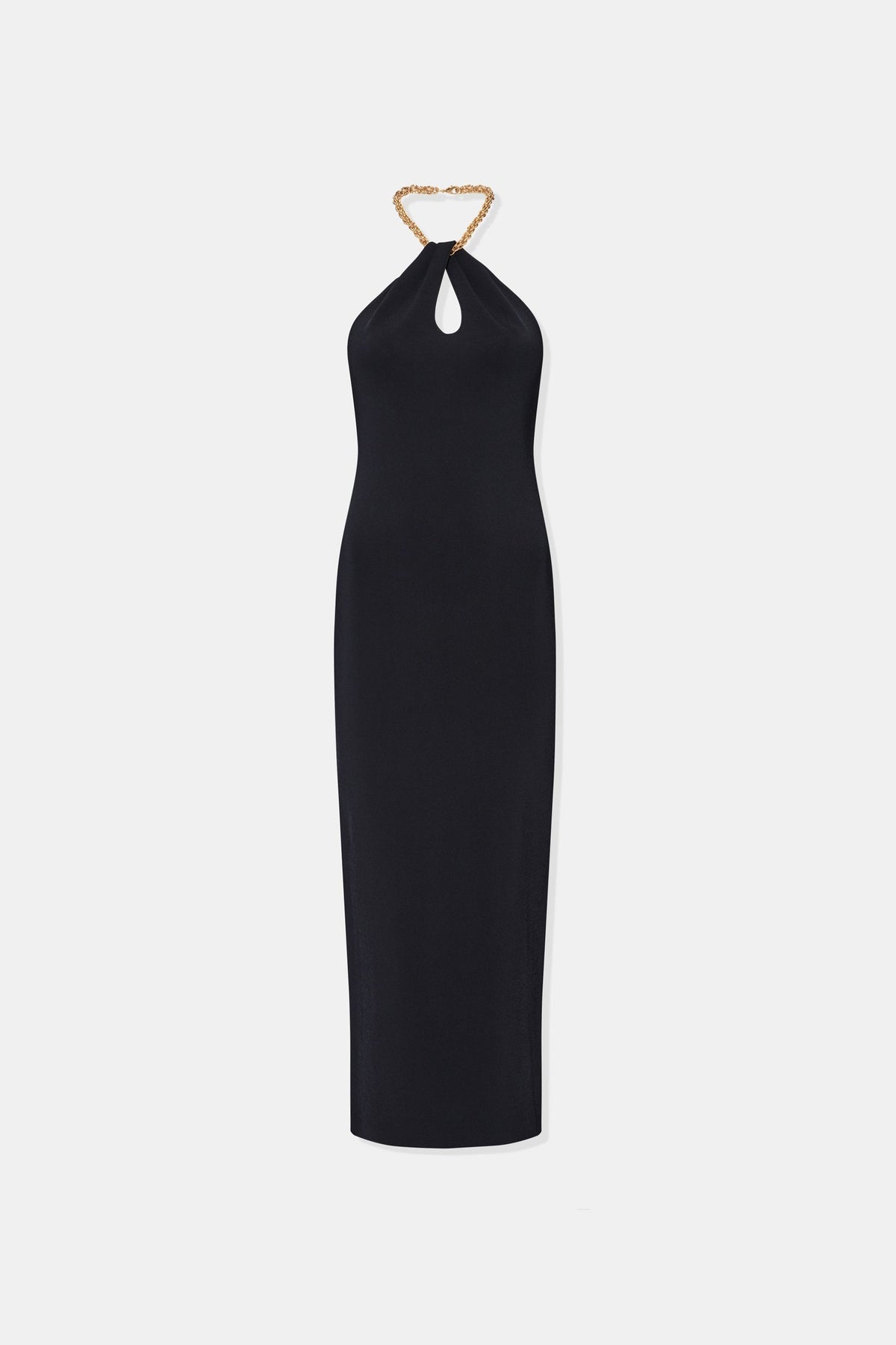 Robe midi Cleopatra à dos nu - Black