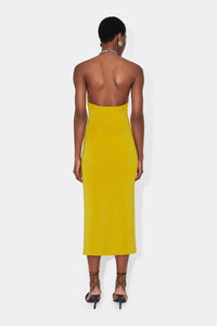 Cleopatra Dress - Citrus W/Silver