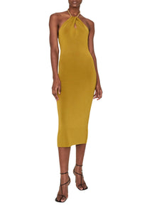 Cleopatra Dress - Olive & Gold