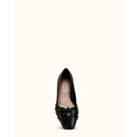 Cleo ballerinas in leather - Black