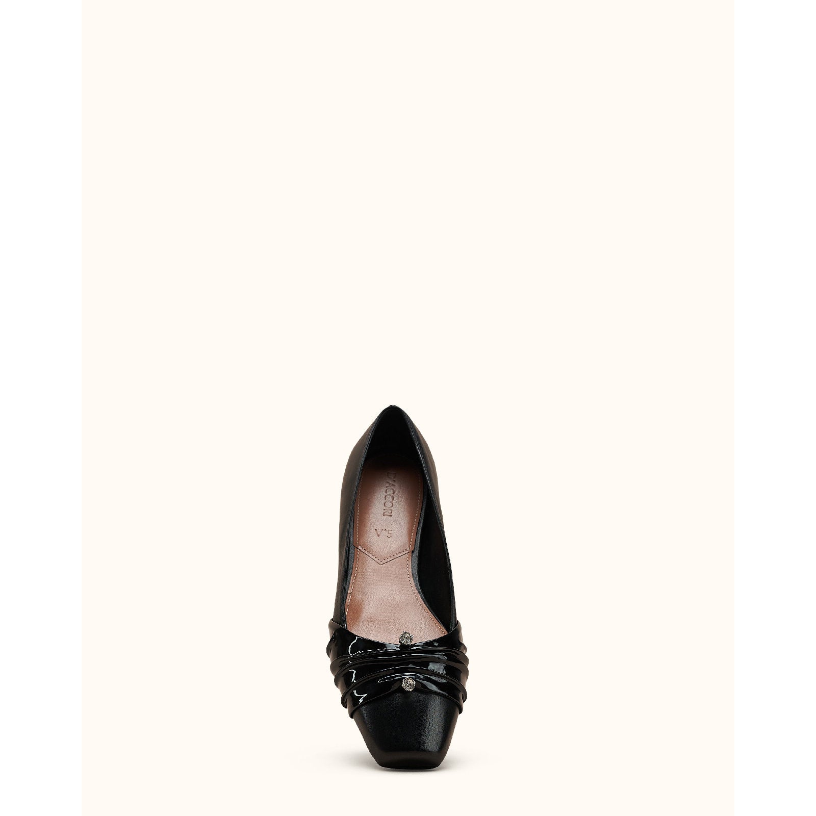 Cleo ballerinas in leather - Black