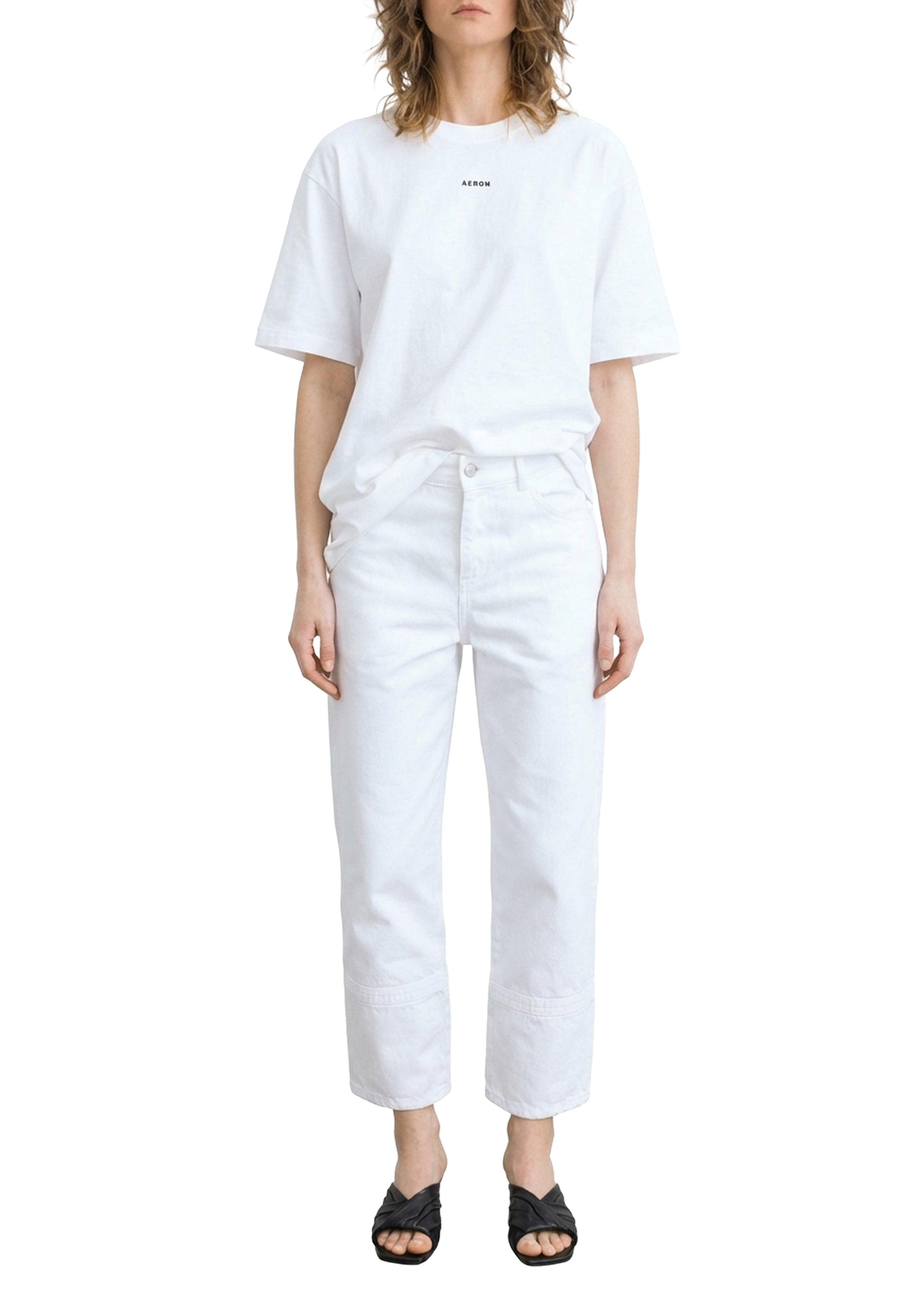 Pantalon droit Cliff - White
