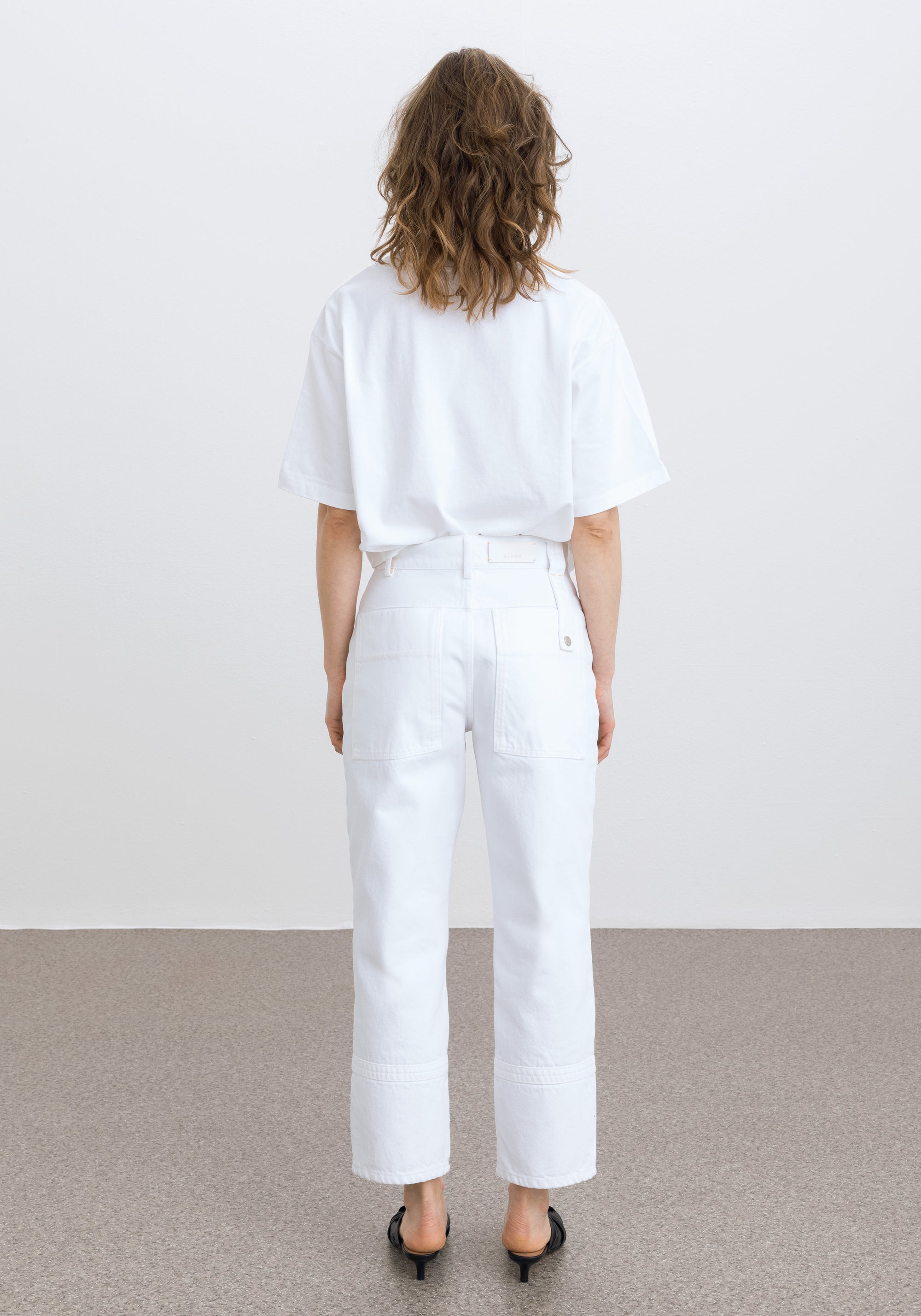 Pantalon droit Cliff - White