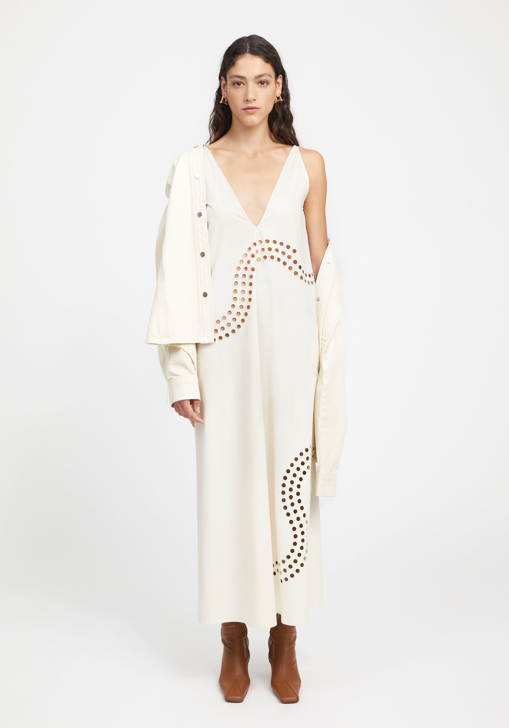 Robe longue Climb - Off White